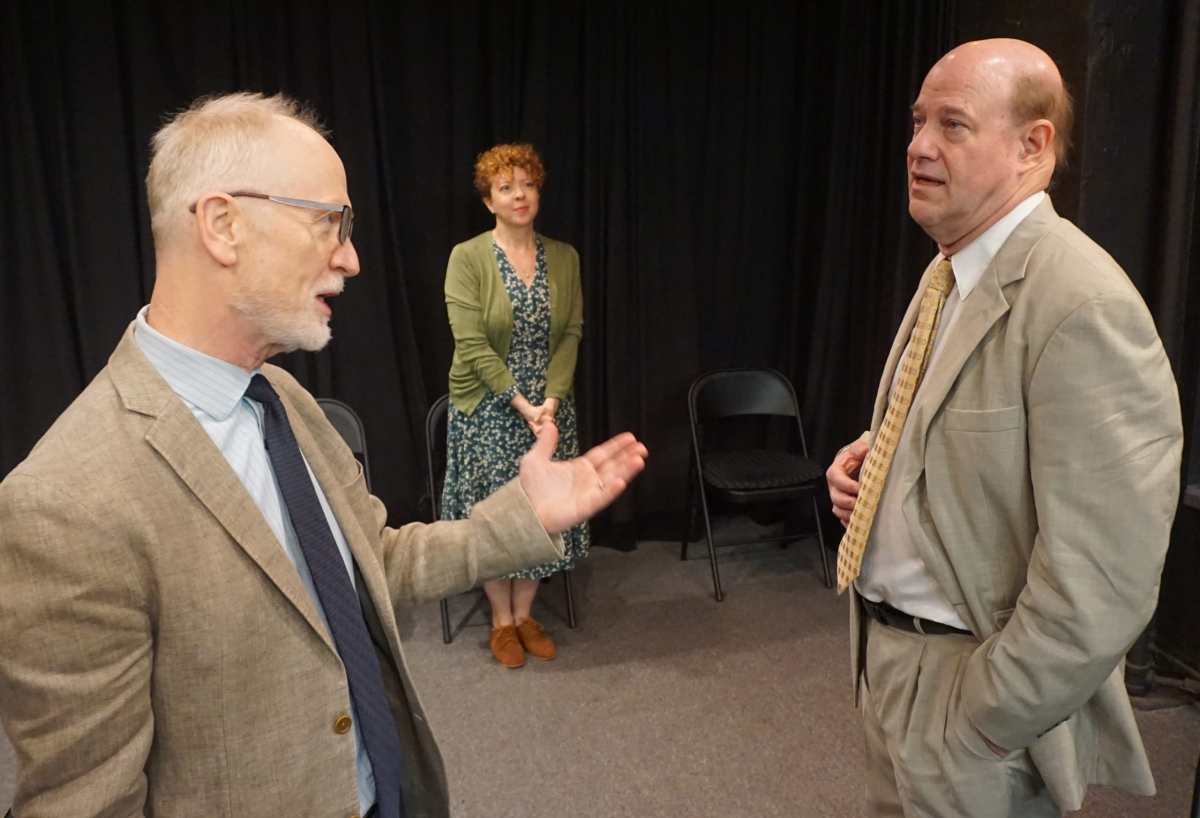 Keith Herron, Bethany Geraghty and Bruce Barton